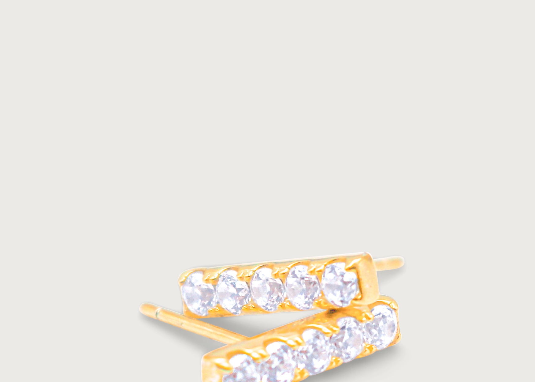 Anae Pave Stud Earring - Orzura