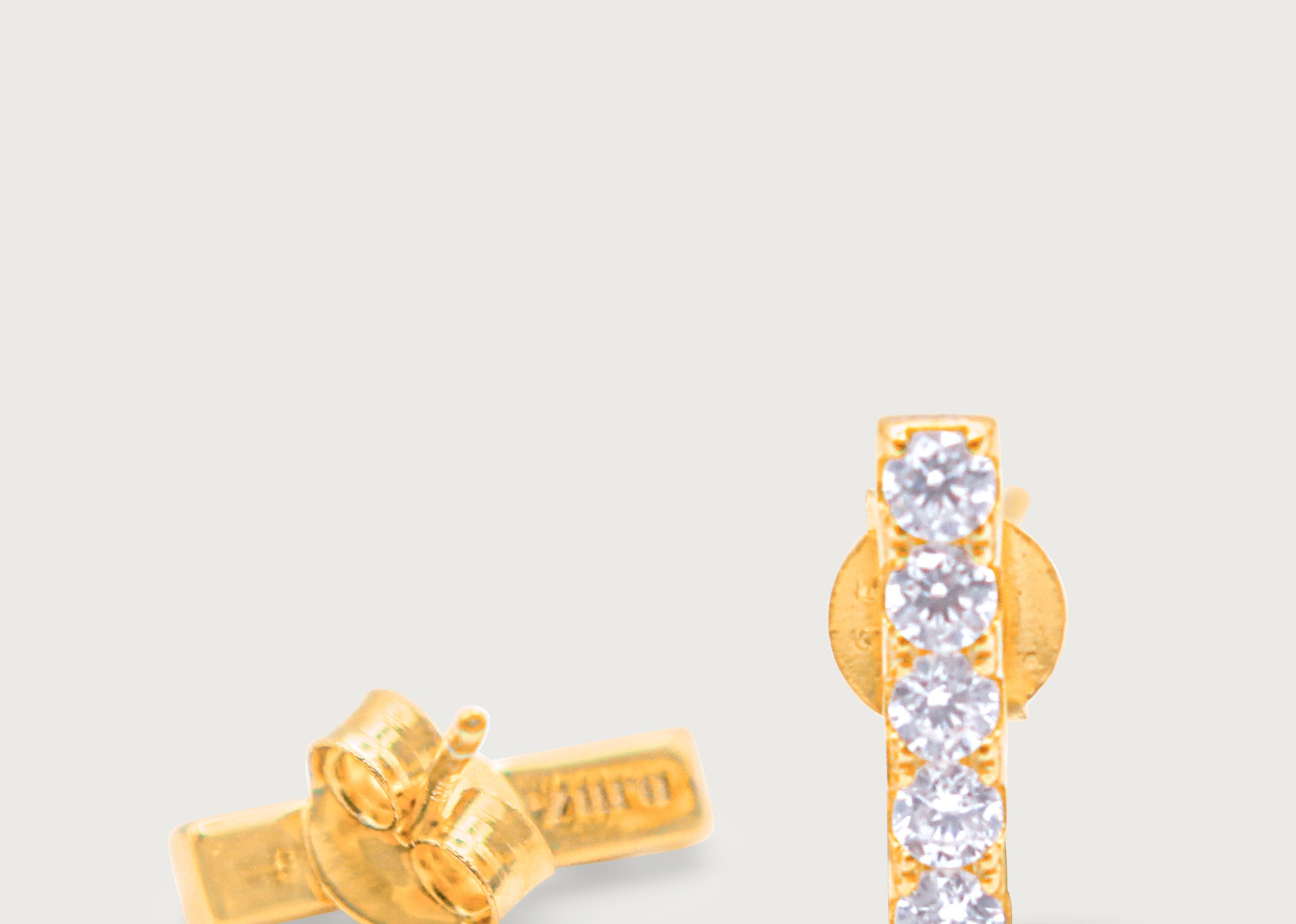 Anae Pave Stud Earring - Orzura