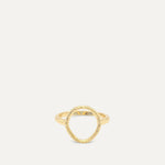 Open Circle Gold Ring