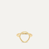 Open Circle Gold Ring