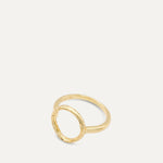 Open Circle Gold Ring