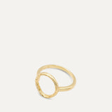 Open Circle Gold Ring