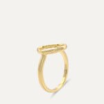 Open Circle Gold Ring